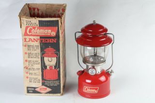 9 Vintage Coleman Camping Lantern 200a,  " 1965 - 10 ",  With Box