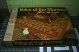 Vintage Milton Bradley 1971 Voice Of The Mummy Board Game