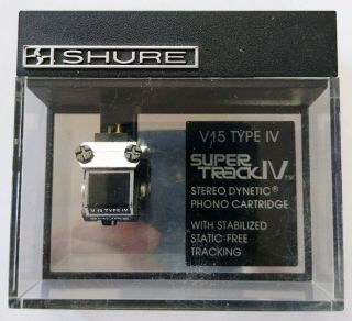 Shure V15 Type Iv Vintage Phono Cartridge With Orig Box