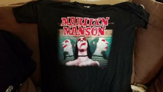 Vintage 1996 Marilyn Manson Sweet Dreams T - Shirt Size Xl 2sided