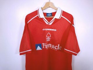 VAN HOOIJDONK 40 Nottingham Forest Vintage Umbro Football Shirt 1998/99 (XL) 3