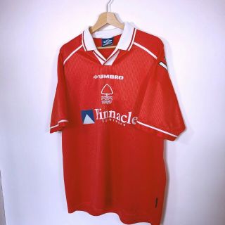 VAN HOOIJDONK 40 Nottingham Forest Vintage Umbro Football Shirt 1998/99 (XL) 4