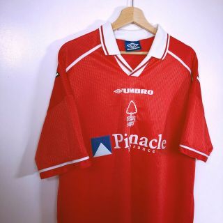 VAN HOOIJDONK 40 Nottingham Forest Vintage Umbro Football Shirt 1998/99 (XL) 5