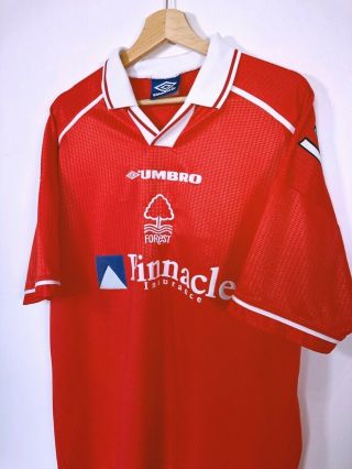 VAN HOOIJDONK 40 Nottingham Forest Vintage Umbro Football Shirt 1998/99 (XL) 6