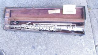 Awesome Vintage Elkhart Straight Saxophone With Case