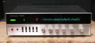 Vintage Harman Kardon 330b Fm Am 20w Stereo Solid State Receiver Amp 1974