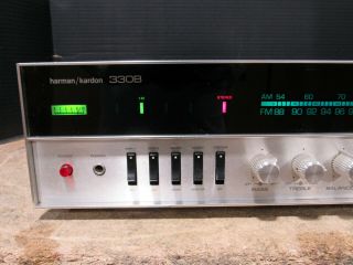 Vintage Harman Kardon 330B FM AM 20W Stereo Solid State Receiver Amp 1974 3