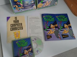 Maniac Mansion - Day Of The Tentacle Ibm Pc Dos Lucasarts Cd Rom Vintage Game