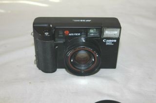 Vintage Canon AF35ML 35mm Point & Shoot Film Camera 40mm f/1.  9 Lens Shape 2