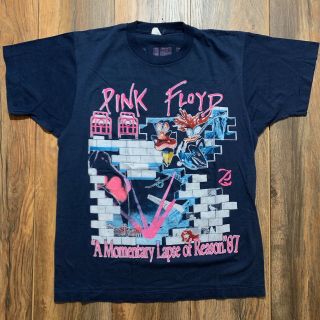 Vintage 1987 Pink Floyd A Momentary Lapse Of Reason Tour Concert Band T Shirt L