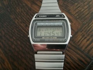 Vintage Rare Collectible Casio Melody Alarm M 1230 Watch