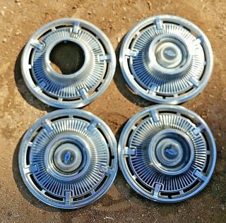 1965 Chevrolet Chevy Belair Impala Biscayne Nomad Hubcaps Wheel Covers Vintage S