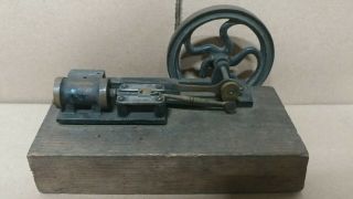 Antique Brass & Cast Iron Toy Live Steam Engine -