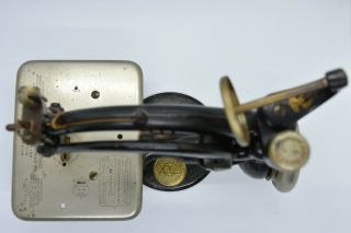 Antique Willcox & Gibbs Hand Crank Sewing Machine 1894 HAND CRANK MISSING 2