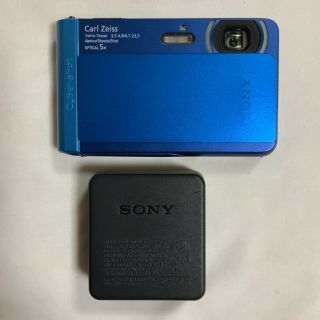 Rare Ocean Blue Sony Cyber - shot DSC - TX30 18.  2MP Digital Camera Full HD 1080i 20 8