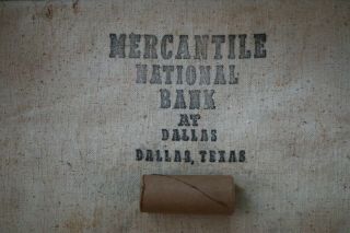 Mercantile National Bank TX ROLL of 40 Barber Quarters 1897? Rare VG & S G 4
