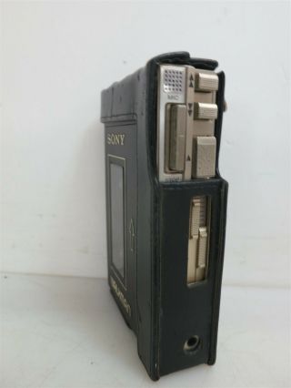 Vintage Sony Walkman Cassette Player WM - 3 W/ Leather Case P&R 2