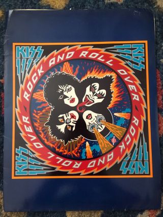 Kiss Rock And Roll Over Press Kit Casablanca Records Aucoin Rare