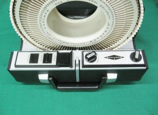 Vintage Sawyer ' s Rotomatic 700 Slide Projector,  2 Rotary Trays: 2