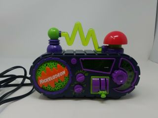 Nickelodeon Time Blaster Slime Digital Alarm Clock Vintage 1995 &