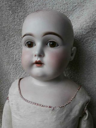 Lovely Antique German Kestner 147 Pale Bisque Head Doll 24 "
