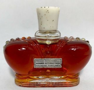 Vintage Prince Matchabelli " Added Attraction " Cologne Perfume 2.  0 Oz.