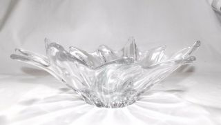 DAUM FRANCE Crystal 12 Finger Bowl Signed - Vintage Decorative Art Glass 3
