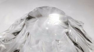 DAUM FRANCE Crystal 12 Finger Bowl Signed - Vintage Decorative Art Glass 5