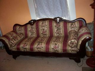 Antique Victorian 1880s Sofa Couch