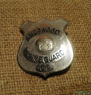 Rare Wwi Era Norwood Ohio Home Guard Militia Badge Pin 64 Sayre & Son Cincinnati