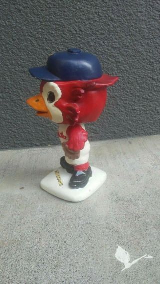 True Vintage St.  Louis Cardinals Baseball MASCOT Nodder Bobble head Doll Japan 2