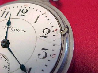 1903 Elgin B.  W.  Raymond 19 Jewel 18 Size Pocket Watch Grade 240 2