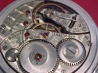 1903 Elgin B.  W.  Raymond 19 Jewel 18 Size Pocket Watch Grade 240 7