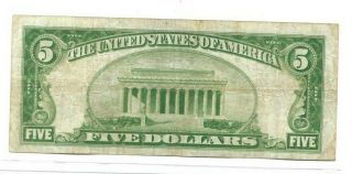 $5 1928 - C (RARE) (RARE) 
