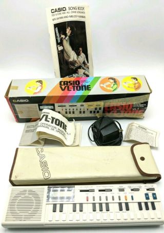 Vintage Casio Vl - Tone Vl - 1 Synthesizer Keyboard Bundle Box -