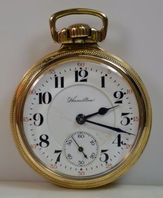 Hamilton Grade 992 10 Karat Gold Filled Pocket Watch 21 Jewel – Circa 1912