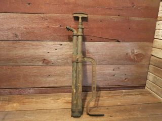 Vintage Antique F.  E.  Myers & Bro Brass Hand Water Pump Ashland,  Ohio Made In Usa