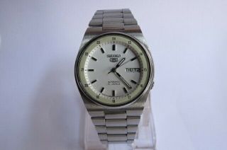Vintage Made In Japan Seiko 5 Automatic 21 Jewels With 24 Hour Dial No.  7s26 - 0530
