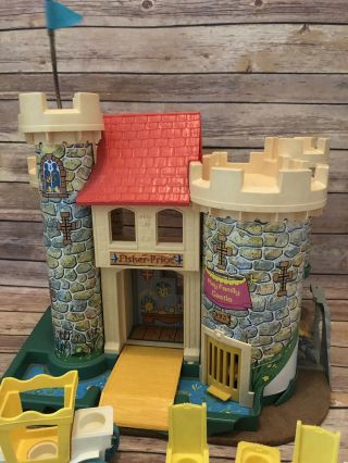 Vintage Fisher Price Family Play Castle Base