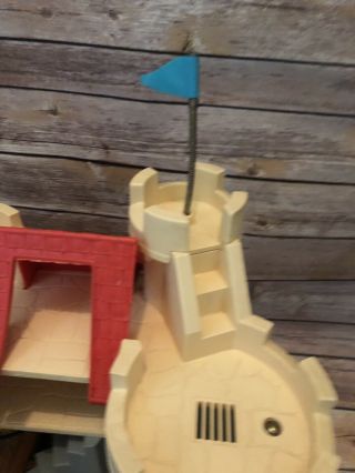 Vintage Fisher Price Family Play Castle Base 7