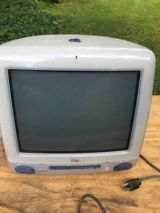 Vintage Apple IMAC Computer / Blue / Keyboard / Mouse / 2