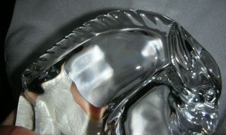 Rare Baccarat Crystal France Horse Head Bust Sculpture Signed Tauni de Lesseps 7