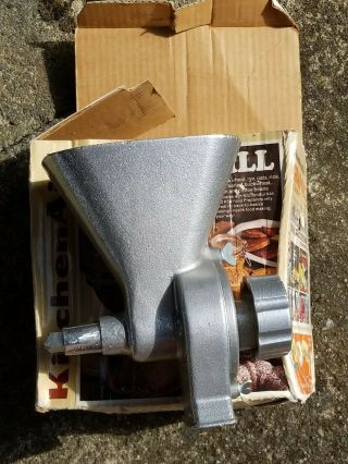 Kitchenaid Metal Grain Mill Attachment - Vintage Hobart - Gm - A For Stand Mixer