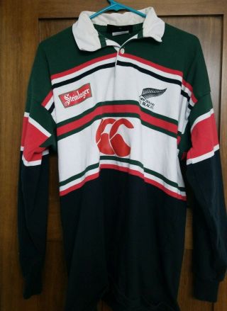 Vintage Canterbury Of Zealand Rugby Long Sleeve Size Xl