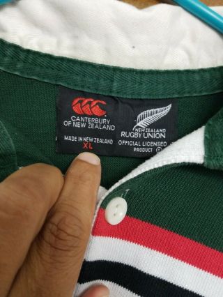 Vintage Canterbury of Zealand Rugby Long Sleeve Size XL 2
