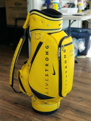 Nike Livestrong Staff Golf Bag Pro Issue Extremely Rare Grace Park Major Winner