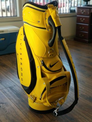 Nike Livestrong Staff Golf Bag pro issue Extremely rare Grace Park major winner 4