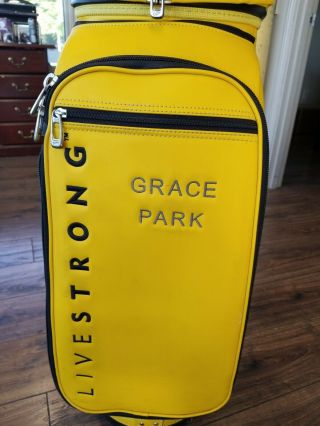 Nike Livestrong Staff Golf Bag pro issue Extremely rare Grace Park major winner 9