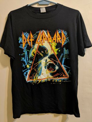 Vintage Def Leppard Hysteria Tour 1987 - 1988 Tour T - Shirt - L