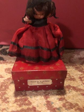 Vintage 5.  5 " Nancy Ann Storybook Doll - Around The World Series,  Spanish 30